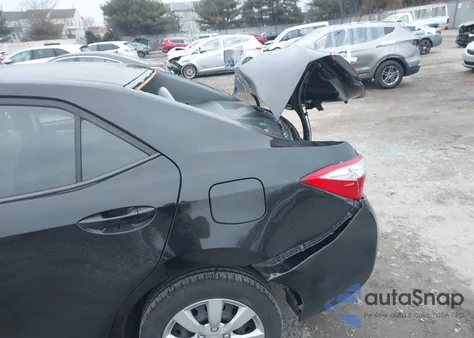 2014 Toyota Corolla Le z USA, uszkodzony, nr VIN 2T1BURHE1EC178272